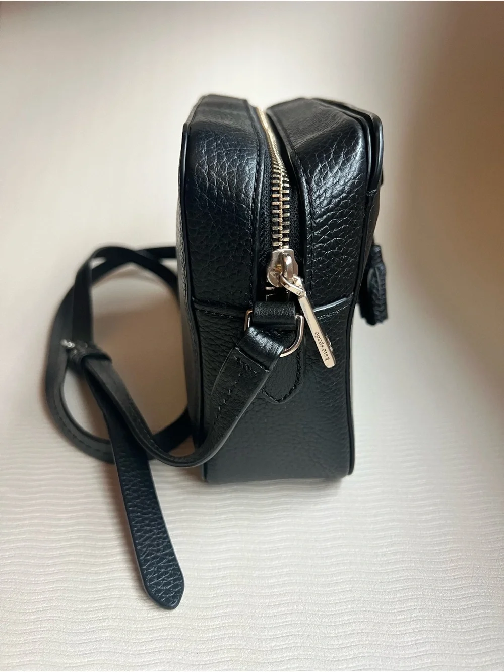 kate spade pebbled black